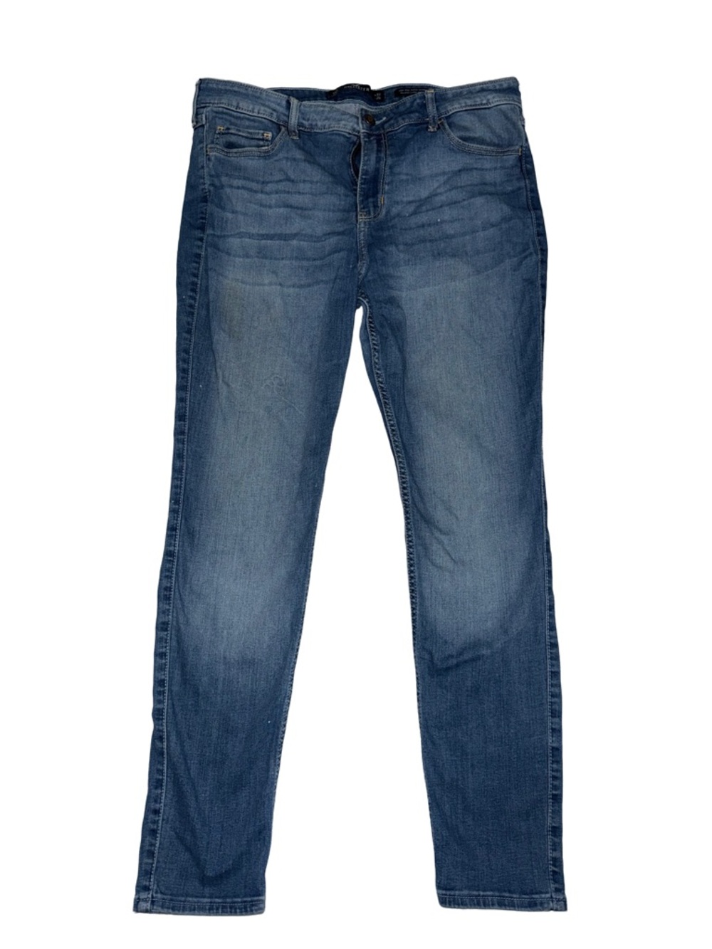 Hollister High Rise Super Skinny Jeans W31 L28 Medium Wash Stretch Denim